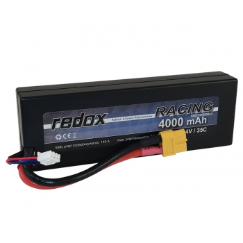 Redox 4000mAh 7,4V 35C Hartschalenkoffer - LiPo-Pack
